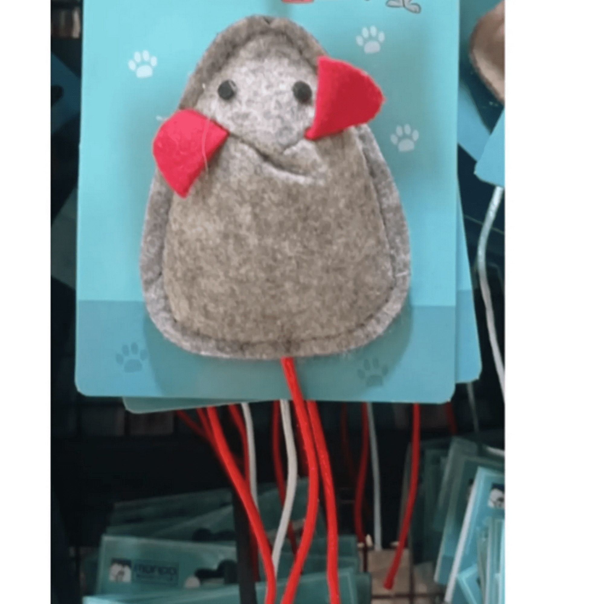 Genérico - Juguete Para Gatos De Tela Forma Raton