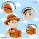 thumbnail image 4 of Peluche KIDS PREFERRED Woody 30 cm Toy Story, 4 of 6