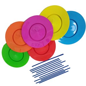 Bothyi - 6X Juego De Malabares Fiesta Juguete Acrobático Juego Al Aire Libre Juego De Malabares Familia Adultos