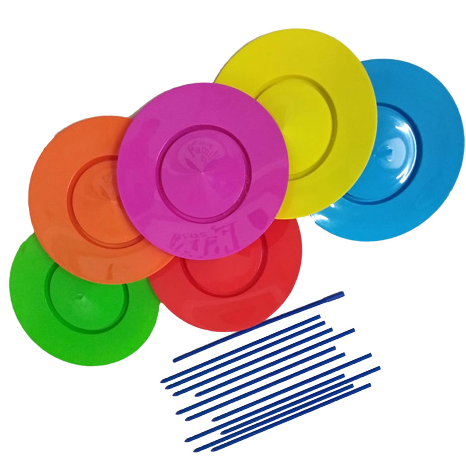 Bothyi - 6X Juego De Malabares Fiesta Juguete Acrobático Juego Al Aire Libre Juego De Malabares Familia Adultos