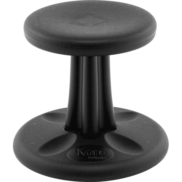 Taburete de Equilibrio Kore Design 30 cm Negro para Niños de 4‑5 Años