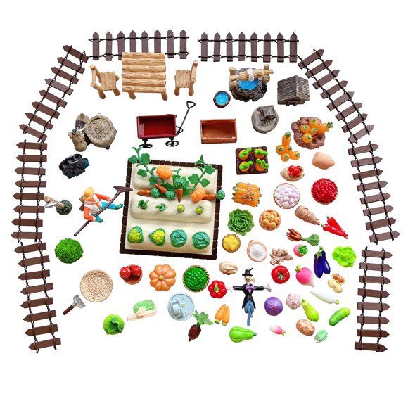 Set de Figuras de Juguete Anrher 85 Piezas Miniatura de Granja