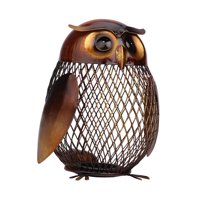 Bothyi - Hucha Reticulada Con Forma De Búho De Metal, Bonita Para Regalo De Cumpleaños Y Navidad