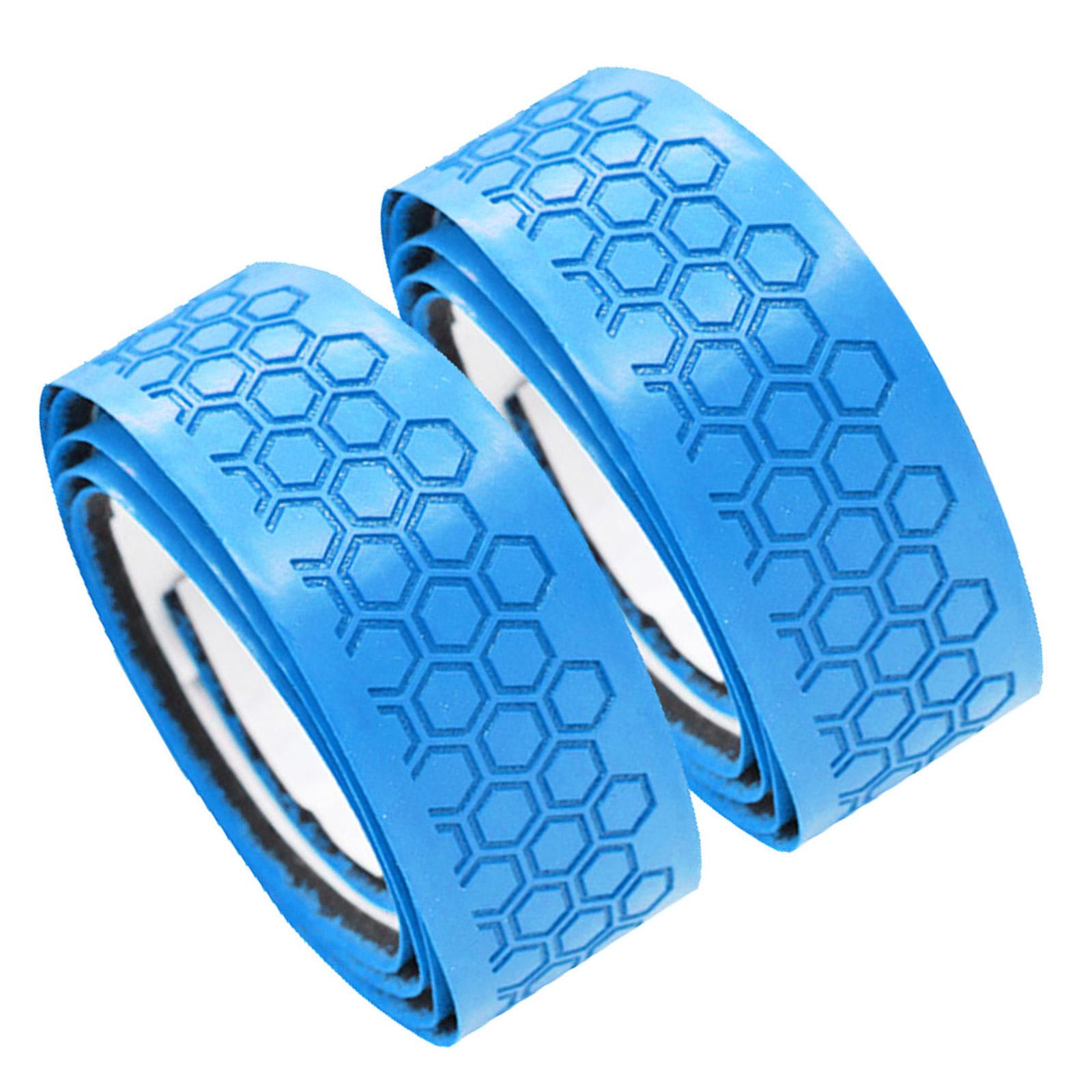 Magideal - 2 Piezas De Cintas Para Palos De Golf, Nueva Solución De Agarre Para Empuñaduras De Palos De Golf, Cintas Antideslizantes De Cuero Pu, Cintas Azul