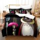 thumbnail image 1 of Cartoon Anime Totoro Quilt Duvet Cover Set Bedspread Soft Children Bedding3-Piece Bedding Set, 1 of 5