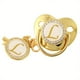 thumbnail image 1 of High-grade Pacifier 26 Letters Baby Pacifier With Chain Clip, 1 of 3