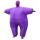 thumbnail image 3 of Disfraz inflable de baile de máscaras IHGYT, traje de cuerpo entero, morado, 3 of 6
