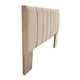 thumbnail image 2 of Respaldo De Cama 2 Plazas Tubular Felpa Beige, 2 of 3