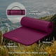 thumbnail image 2 of Esterilla de yoga Retrospec Solana de 1 cm de grosor con correa de nylon Boysenberry, 2 of 8