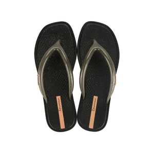 Sandalia Mujer Negro Puffer Ipanema