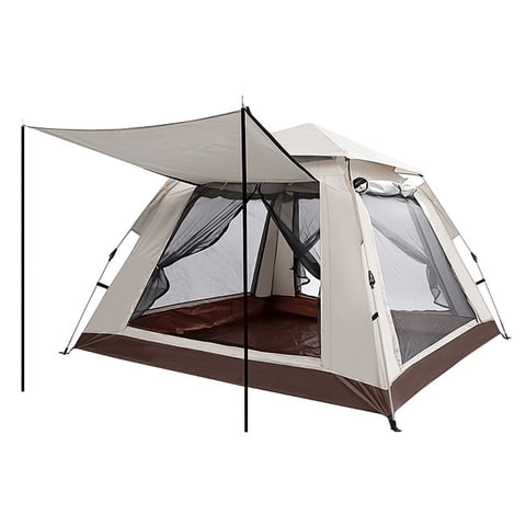 Element Design - Carpa Instant Camping 4 Personas Con 2 Puertas Y 2 Ventanas