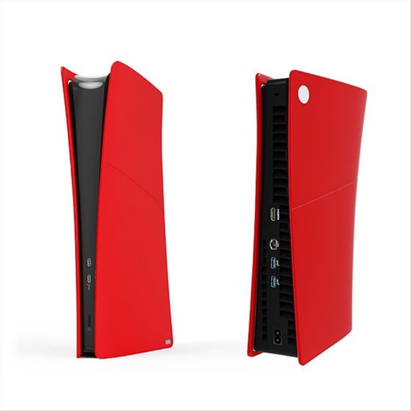 Cubierta de Silicona para Consola PS5 Slim Edición Digital, Funda Protectora a Prueba de Arañazos, Caídas y Agua