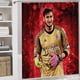 thumbnail image 5 of Gianluigi Donnarumma-theme 4-Piece Shower Curtain Set with Rugs, Waterproof Bathroom Decor Set Includes Bath Mat, U-Shaped Rug, Toilet Lid Cover and Curtain with Hooks, 5 of 6