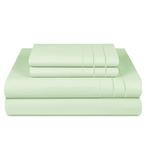 Sábanas De Lujo 1800 Hilos King Menta - Soft Touch - 3Angeli