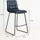 thumbnail image 4 of Pack de 4 Taburetes Altos Milano Cuero Sintetico con Patas Metálicas Estilo Industrial, 4 of 7