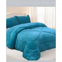 Genérico - Cobertor De Invierno Unicolor Plush Con Chiporro Plaza Y Media S54