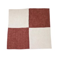 Máxima Design - Funda Cojín Gabriela Blanco Café Altea 50X50 Cm