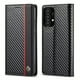 thumbnail image 1 of Premium Leather Wallet Case with Carbon Fiber Pattern for Samsung Galaxy S23 Ultra S22 S21 FE Ultra S20 FE S10 Plus A54 A53 A52 A52s A51, 1 of 3