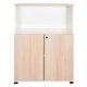 thumbnail image 1 of Gabinete Medio con Librero 2 Puertas Natura/Blanco, 1 of 2