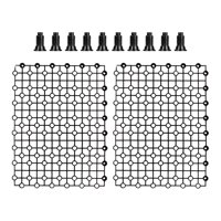 Magideal - Tablero De Acuario, Placa De Filtro Inferior De Tanque De Peces, Partición De Tanque De Peces, Tablilla De Combinación De Empalme, Tablero De Filtro 2 Piezas