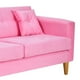 thumbnail image 4 of Sofa New Retro 3c Felpa 04 Rosado, 4 of 6