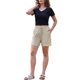 thumbnail image 2 of INSPIRE CHIC Pantalones cortos para mujer, casuales de verano, cintura alta elástica, con cordón, pantalones cortos de pierna ancha con bolsillos XS albaricoque, 2 of 6