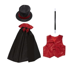 Bothyi - Traje De Baile De Juego De Rol De Mago, Accesorios De Cosplay Para Niños, Objeto Para Fiesta Unisex, 4 Uds.