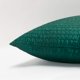 thumbnail image 2 of Funda de poliéster Pillow Rizzy Home, relleno de plumón, 22 x 22 cm, color verde azulado, 2 of 4