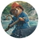 thumbnail image 3 of Oso Paddington Alfombra Redonda de Felpa Coral, Antideslizante, No Desprende Pelusas, Lavable y Duradera para Salón, Dormitorio y Habitación de Niños 60cm, 3 of 6