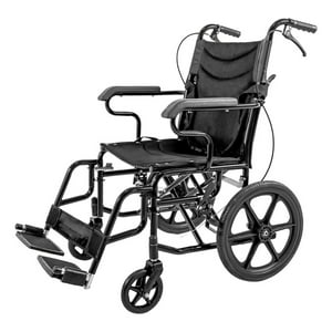 Nanofort - Silla De Ruedas Plegable Estandar C/Freno En Agarradera