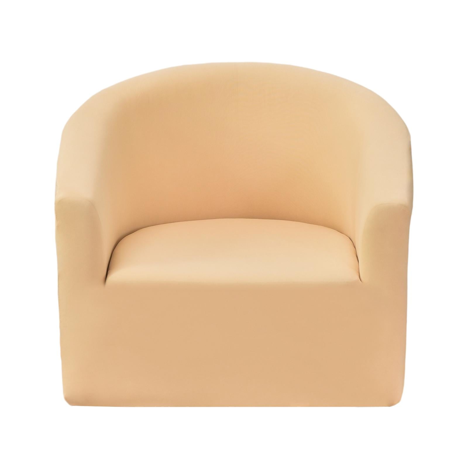 Magideal - Funda Elástica Para Sillón, Funda Para Sofá, Funda Para Sofá, Fundas Para Muebles Lavables, Fundas Para Sillón De Sofá Individual , Beige