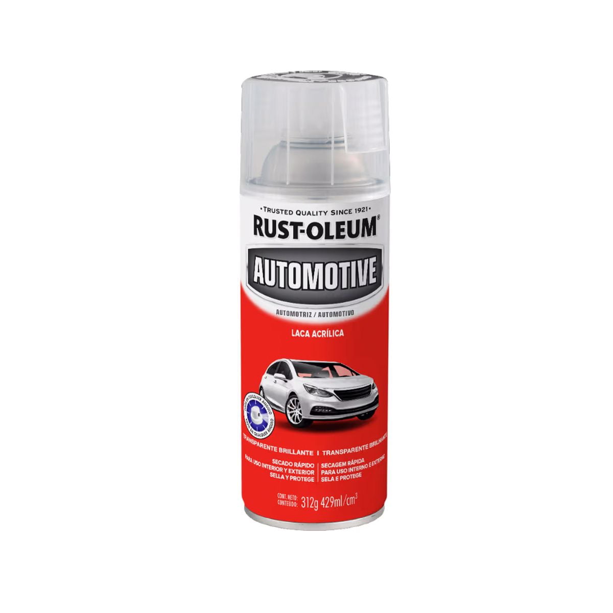 Rust-oleum - Laca Acrílica Automotive Brillante Transparente 312 G