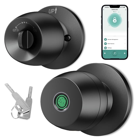 Perilla de puerta con huella digital HEI LIANG Cerradura biométrica inteligente