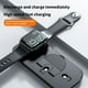 thumbnail image 3 of Estación de Carga Inalámbrica Plegable 3 en 1 para iPhone 15 14 13/Samsung S23 22/Apple Watch/AirPods Pro - Base de Carga Rápida y Soporte Dock-Blanco para Samsung, 3 of 10
