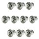thumbnail image 2 of 10x Cristal Diamante Puerta Perilla Cajón Cómoda Tirador Manija Gabinete Hardware 20 mm, 2 of 5