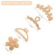 thumbnail image 2 of Set de 8 clips de pelo Sunolga multicolor para mujer, 2 of 3
