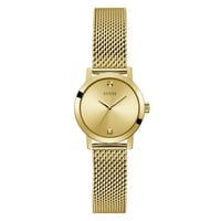 Reloj Guess Para Mujer, Tono Dorado Con Esfera Champán, 30 M Wr