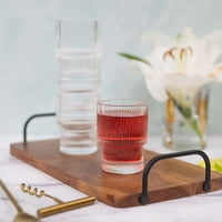 Santú Home & Deco - Set De 4 Vasos Highball Para Coctelería 180Ml
