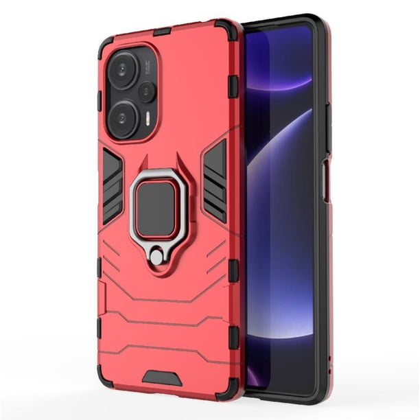 FOXDOCK Funda Antigolpes para Xiaomi POCO F5 5G – Protección Total con Soporte y Diseño Robusto