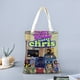 thumbnail image 2 of Everybody Still Hates Chris Bolso de tela con estampado de lienzo para mujer, bolsa de compras reutilizable y estética, con cremallera interior, regalo para mujer,40*40cm., 2 of 6