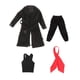 thumbnail image 1 of Gabardina A Escala 1/12, Chaleco De Cosplay, Disfraz Para Figuras De Acción De 6 Pulgadas, Accesorio, Chaleco Negro, 1 of 3