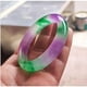 thumbnail image 4 of Pulsera de Primavera de Jade de Tres Colores, Brazalete de Jade de Jadeíta, Jade Helado Morado Verde Blanco, 4 of 7