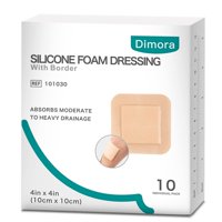Espuma De Silicona Dimora Para Apósitos Para Heridas, Paquete De 10 X 10 Cm, Fsa/Hsa