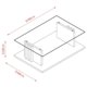 thumbnail image 4 of Mesa Centro Savana Blanco - Café, 4 of 4