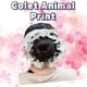 thumbnail image 2 of Scrunchie Doble Plisado Animal Print Mujer Accesorio blanco 10, 2 of 3