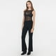 thumbnail image 4 of Polera Mujer Malla Brillos Negro Corona, 4 of 5