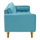 thumbnail image 5 of Sofa Retro 3c Felpa 01 Turquesa, 5 of 6
