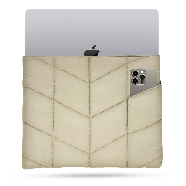 Funda para portátil UZBL Puffy 13-14 pulgadas para MacBook Air/Pro con puntada de diamante