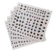 thumbnail image 1 of 5X Light DIY Cartoon Toy Eyes Stickers Calcomanías de agua para Clay Doll 15x13cm, 1 of 5