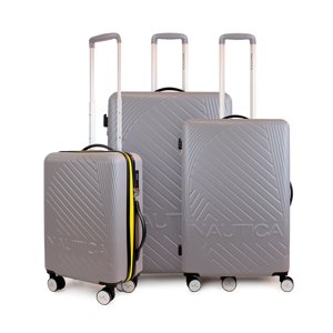 Set De 3 Maletas S+M+Nautica Bahamas Gris